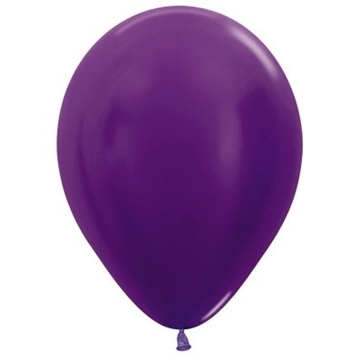Quality Balloons 100pk, Metallic Violet Purple