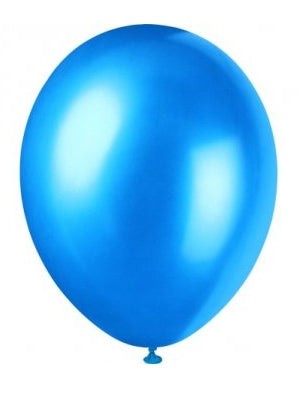 Quality Balloons 25pk, Metallic Blue