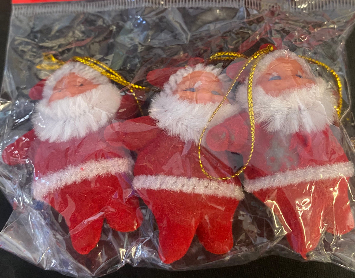 Christmas Mini Santa Decorations 10pk