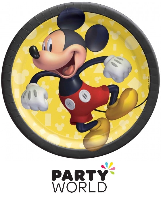 Mickey Mouse Party 7in Paper Plates (10pk)