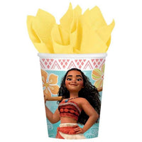 Moana Party Paper 9oz Cups (8)