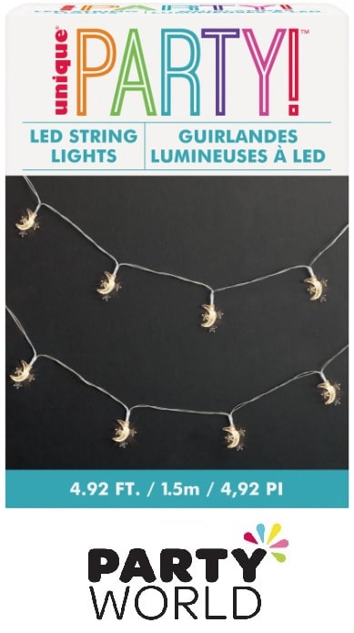 Moon And Star String LED Lights (1.5m)