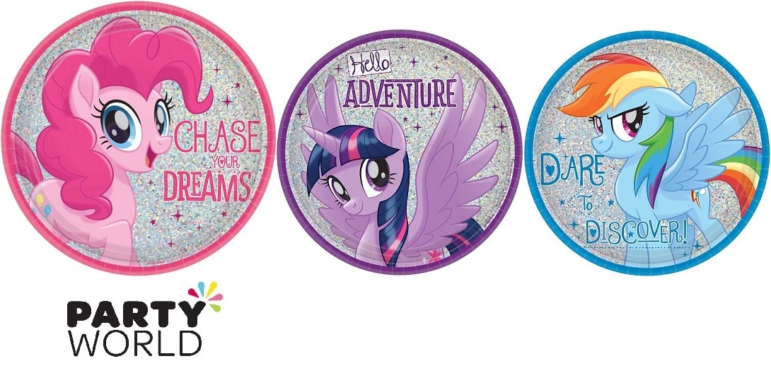 My Little Pony 17cm Round Assorted Plates (8)