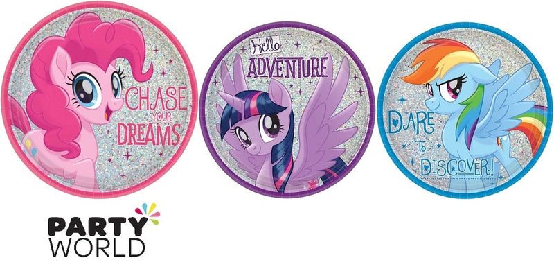 My Little Pony 17cm Round Assorted Plates (8)