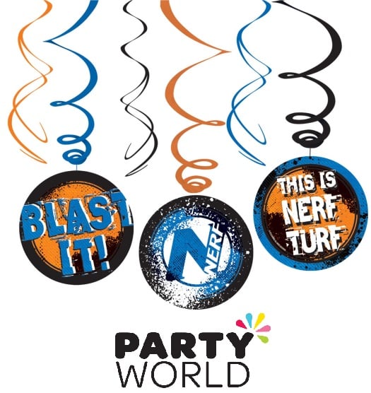 Casino Party Roll The Dice Swirl Decorations (12pk)
