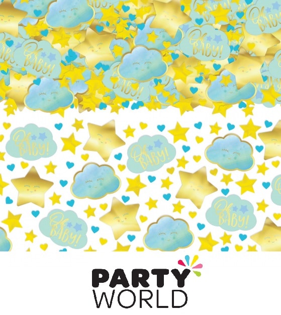 Oh Baby Boy Baby Shower Confetti