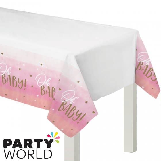 Glow Theme Party Plastic Tablecover 137 x 259cm