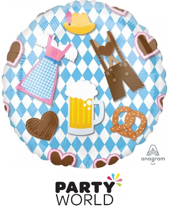 Oktoberfest Beer Steins Prost! Foil Balloon 45cm