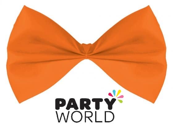 Orange Party Bow Tie