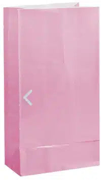 Paper Treat Bags - Pink (12)