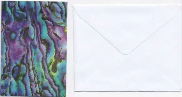 Paua Paper Card with Envelope