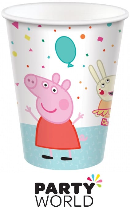 Peppa Pig Confetti Party Paper Loot Bags (8)