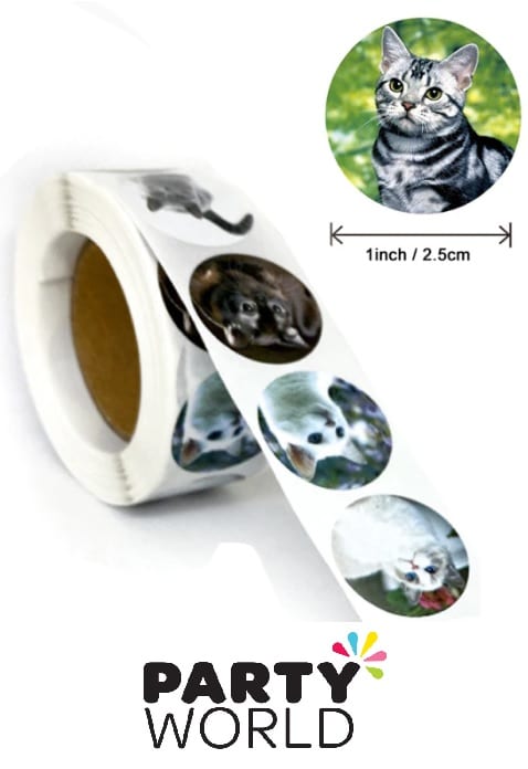 Pet Cats Party Stickers (20)
