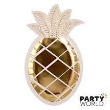 Pineapple Shape Paper Plates 8
