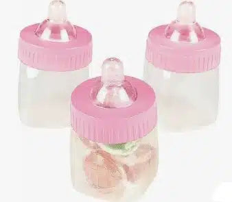 Pink Baby Shower Fillable Baby Bottles (6)