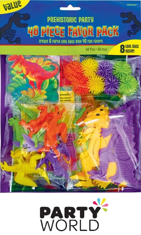 Dinosaurs Party 48 Piece Favour / Loot Bag Pack