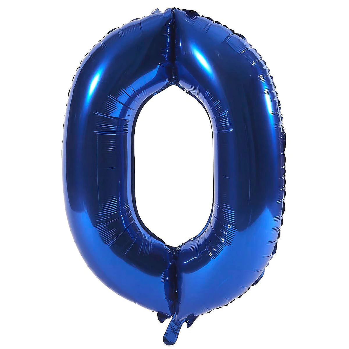Giant Blue Foil Number Balloon - 0