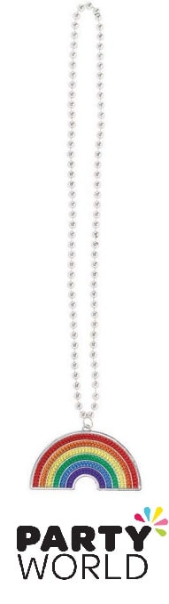 Rainbow Party Bling Necklace