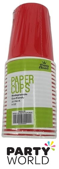 Pink Paper Eco-Friendly 9oz Party Cups (20pk)