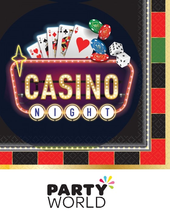 Roll The Dice Casino Beverage Napkins (16pk)