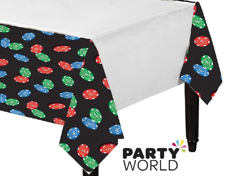 Roll The Dice Casino Plastic Tablecover