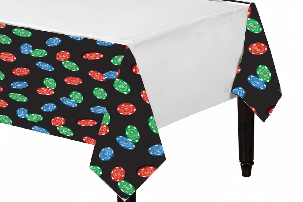 Roll The Dice Casino Plastic Tablecover