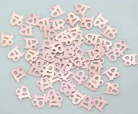 Rose Gold 18 Foil Scatters
