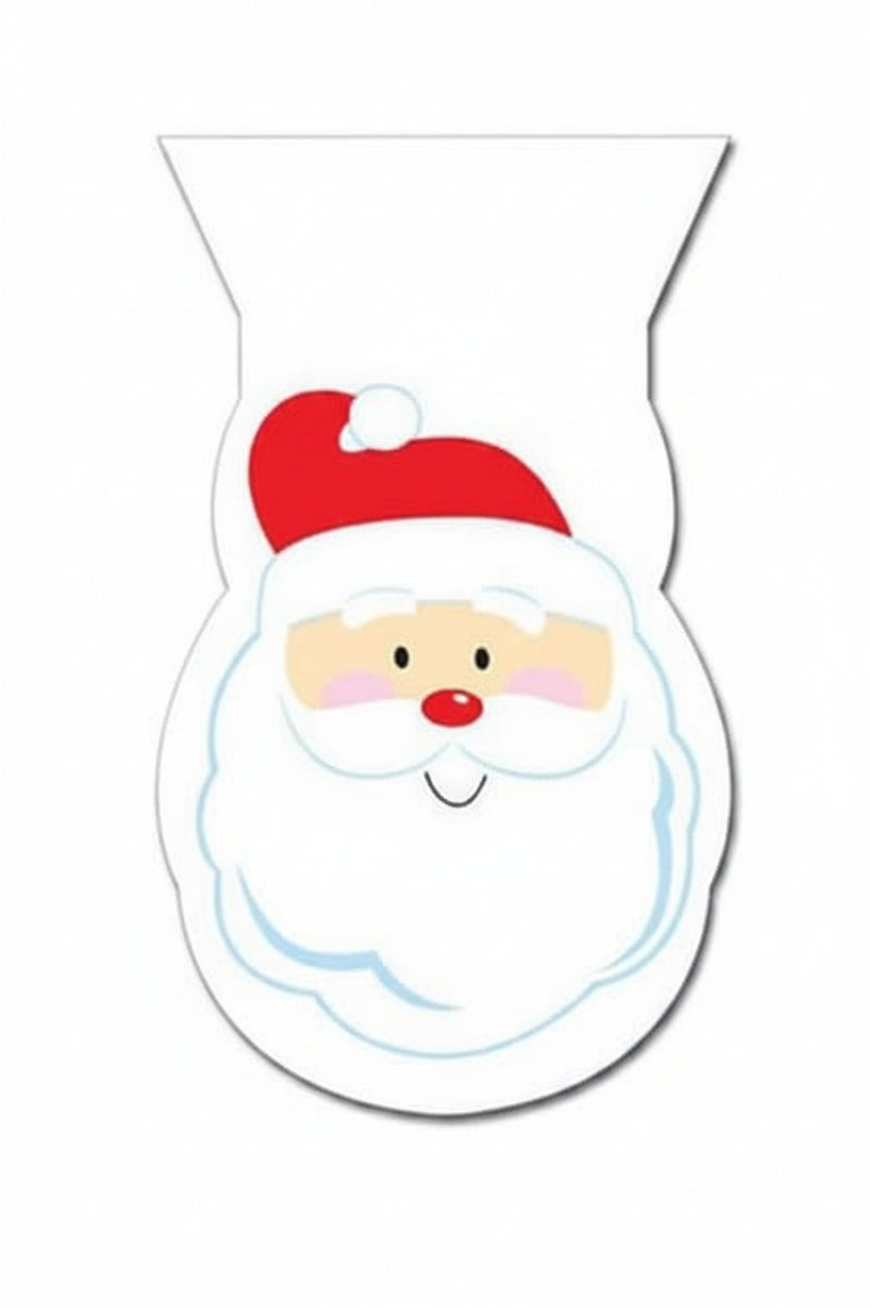 Shaped Santa Cello Treat Bags (20)