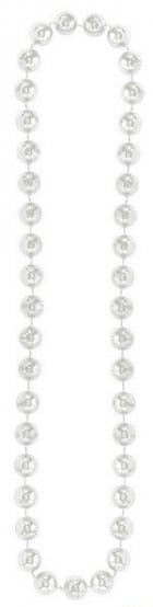 Silver Jumbo Ball Bead Necklace
