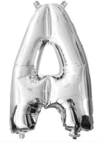 Mini Star Shaped Silver Foil Balloon 10inch (25cm) for Air Filling Only- Perfect for Balloon Garlands