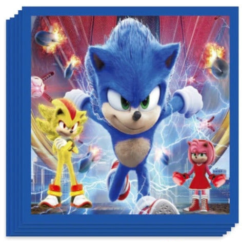 Sonic The Hedgehog Party Luncheon Napkins (20pk)