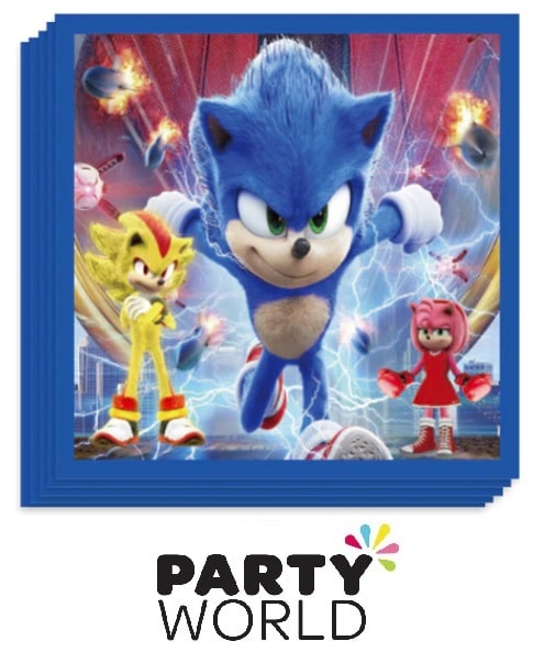Sonic The Hedgehog Luncheon Napkins 20pk