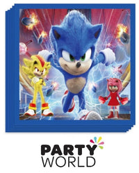 Sonic The Hedgehog Luncheon Napkins 20pk