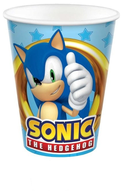 Sonic The Hedgehog Party Paper Cups (10)