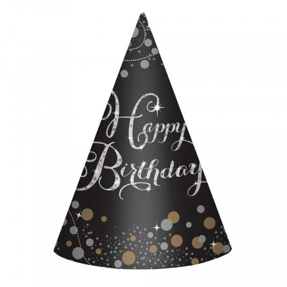Sparkling Celebration Happy Birthday Paper Plates 9in (8pk)