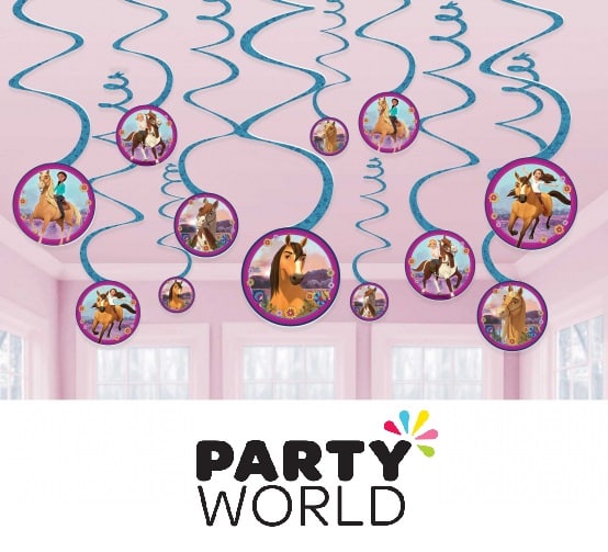 Riding Free Horse Spiral Swirls Hanging Decorations (12)