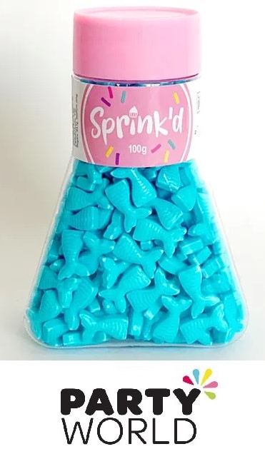 Sprink'd Sprinkles -Light Blue Mermaid Tails 15mm (100g)