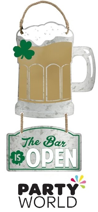 St. Patrick's Day Hat Shaped Mini Hanging Sign