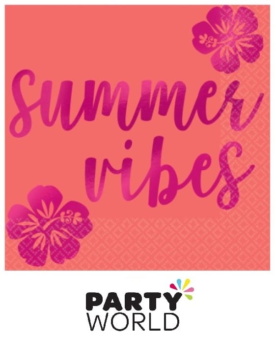 Summer Vibes Beverage Napkins (16)
