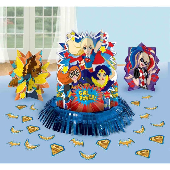 Super Hero Girls Party Table Decoration Kit
