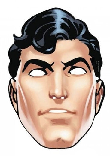 Superman Party Paper Masks (8)
