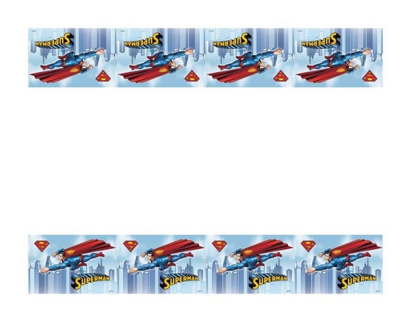 Superman Party Plastic Tablecover