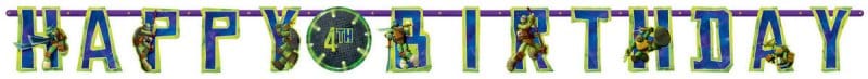 Teenage Mutant Ninja Turtles Jumbo Letter Banner Kit