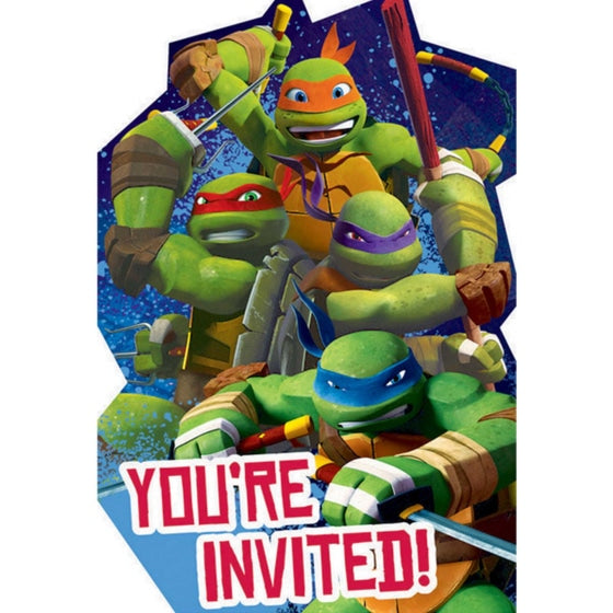 Teenage Mutant Ninja Turtles Postcard Invitations (8)
