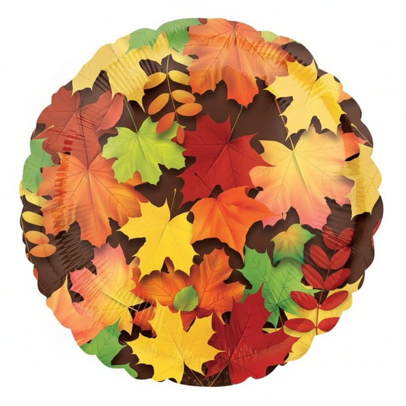 Autumn Leaves Foil Balloon 45cm