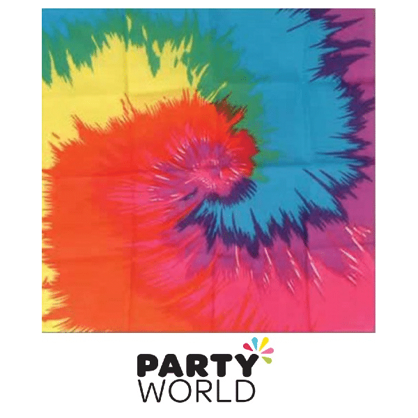 Tie Dye 60's Funky Bandana (10pk)