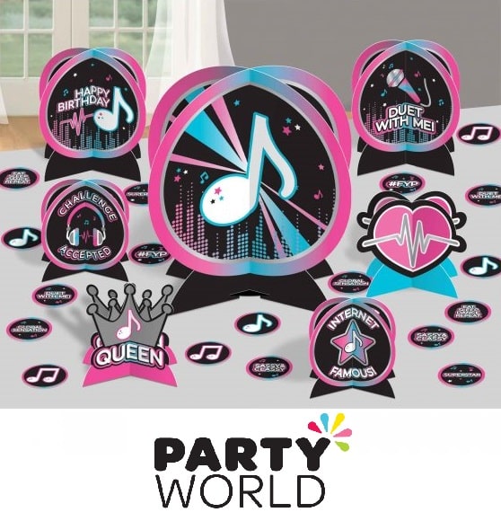Happy 1st Birthday Circus Party Table Decorating Kit