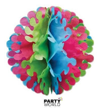 Tissue Flutter Ball Multicoloured - Pink, Green, Blue    36cm