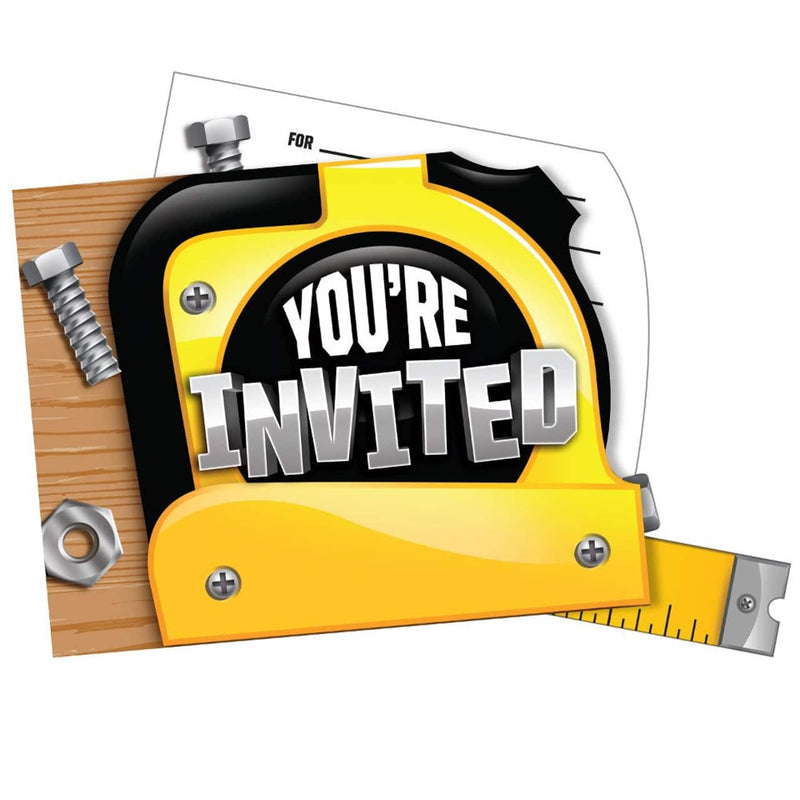Tool Handyman Party Invitations