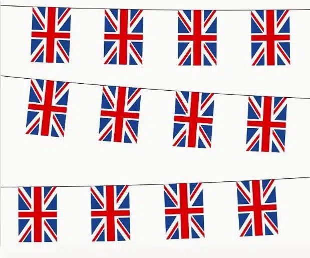 Union Jack Flag Banner Bunting (14 flags)